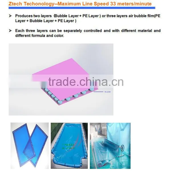 3 Layers Model Air Bubble Film Machine for Making Swimming Pool Solar Cover photo-5