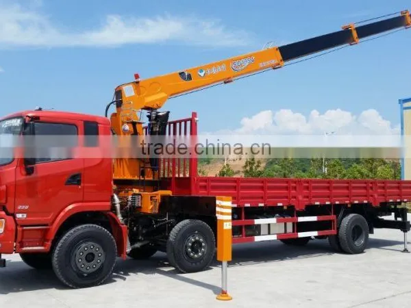 12 Ton Truck Mounted Crane SQ12S4 on Sale 300 Kn.m at 2.5 m Crane Truck High Quality Truck Crane photo-4