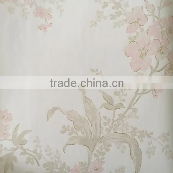 Non Woven Flower Design Wallpaper for Living Room photo-4