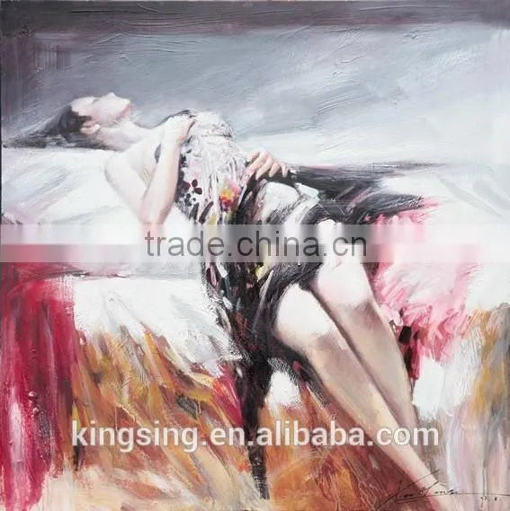 Pop Art Abstract People Painting Musim Painting HT 1690 photo-5