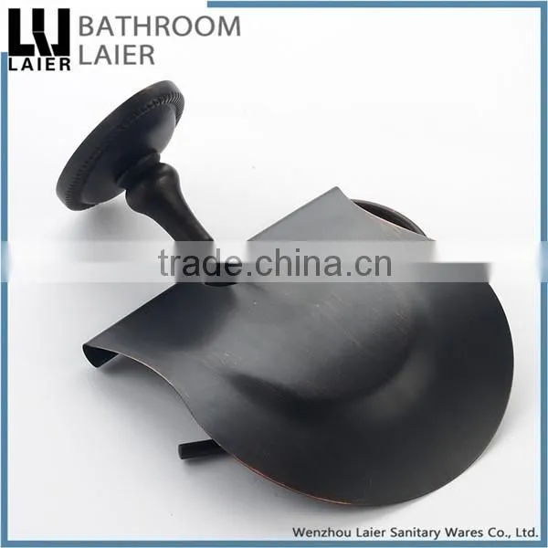 Customized China Wholesale Covered Zinc Alloy ORB Finishing Bathroom Accessories Wall Mounted Toilet Paper Holder photo-5