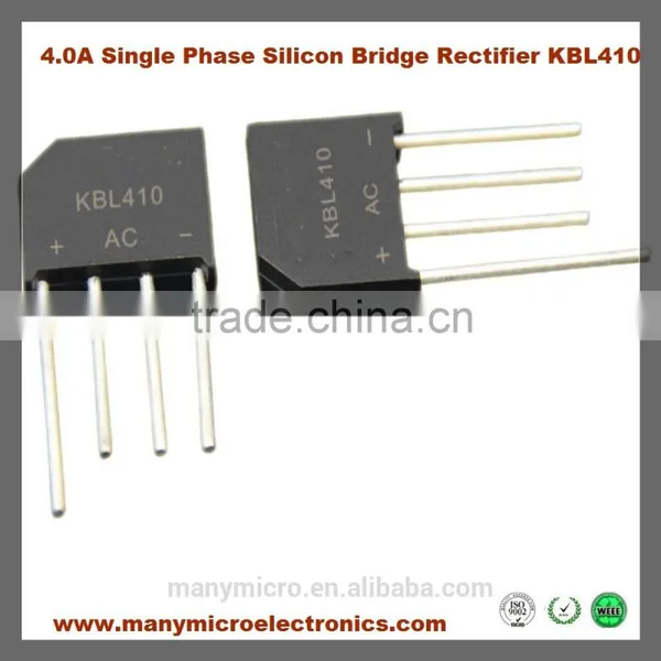 4.0A Single Phase Silicon Bridge Rectifier KBL410 photo-3