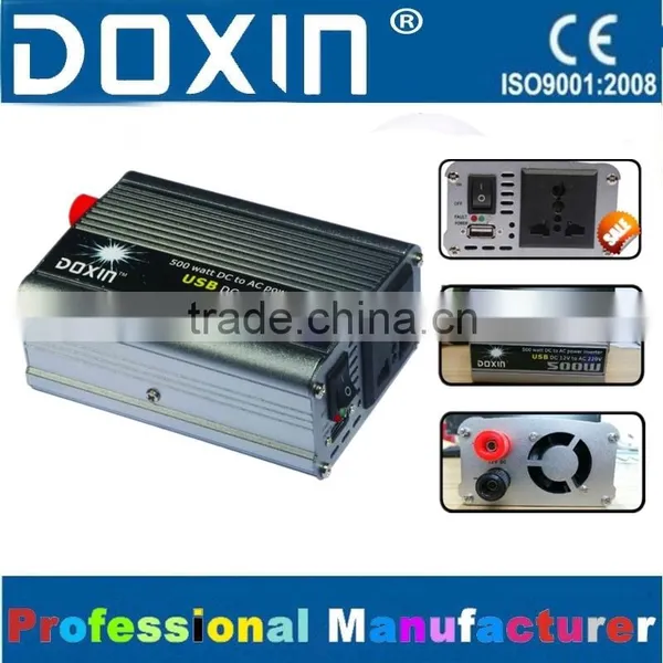 DOXIN 12v / 24v 220v 50 / 60Hz 1000w Modified Sine Wave Inverter dc ac Car Power Supply Inverter With USB photo-3