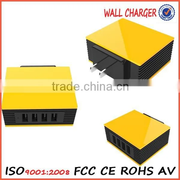 4-Port USB US Wall Charger Travel Power Adapter Portable Travel Charger for Apple IPhone photo-2