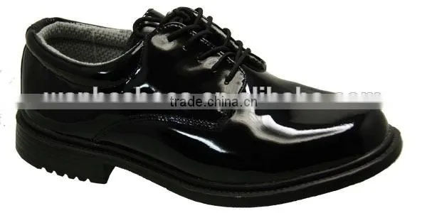 Officer Dress Shoes Men's and Women Leather Casual Shoes Black Tactical Shoes Office Shoes photo-2