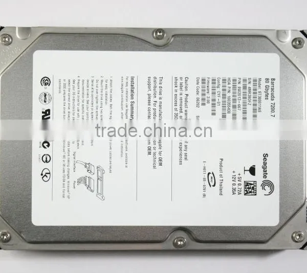 80gb Hard Disk Drive HDD Hard Disk