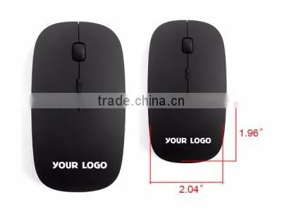 Computer Cordless Mice Flat Mouse Slim Wireless Mouse photo-3