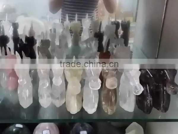 Wholesale Polished Crystal Gift Items Unicorn ,Carving Stone for Crafts photo-5
