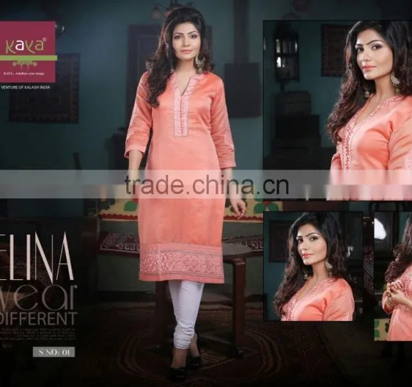 Fashion Design Embroidery Work Kurtis photo-5