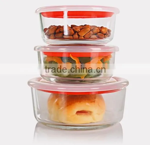 2 Pieces Food Storage Set, Round Food Containers Airtight