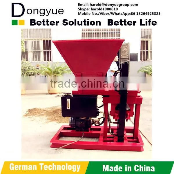 Hand Press Soil Brick Making Machine Clay Interlocking Pavers Production Price for Sale photo-6