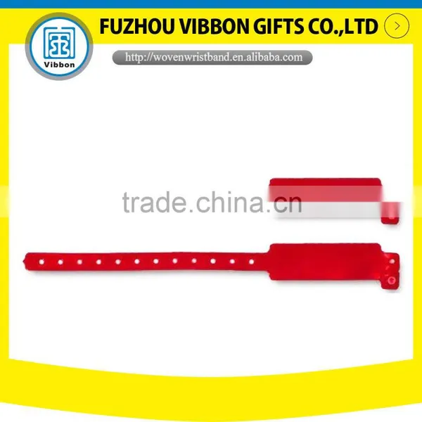 Made in China Multi-tab Pvc Wristband for Meeting photo-4