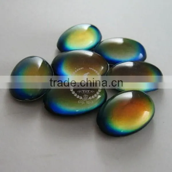 13x18mm Color Change Oval Mood Cabochon for DIY Mood Rings,charms Jewelry Supplies Fingdings 4120093 photo-6