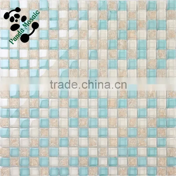 SMS05 Iridescent Glass Mosaic Tile for Kitchen Backsplash