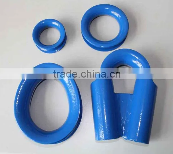 China Product Wire Rope Tube Thimble, Round Tube Clamps photo-2