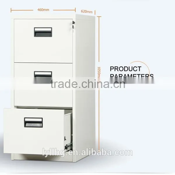 Metal Vertical 3 Drawer Metal File Cabinet Metal Instrument Cabinet for Sale photo-2