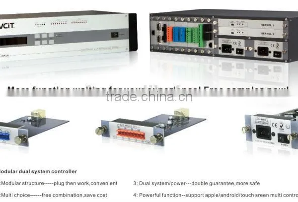 7 Inch Touch Screen RF Smart Home System Input Node DTBIN IP-based Distributed Controlling and Switching System photo-3