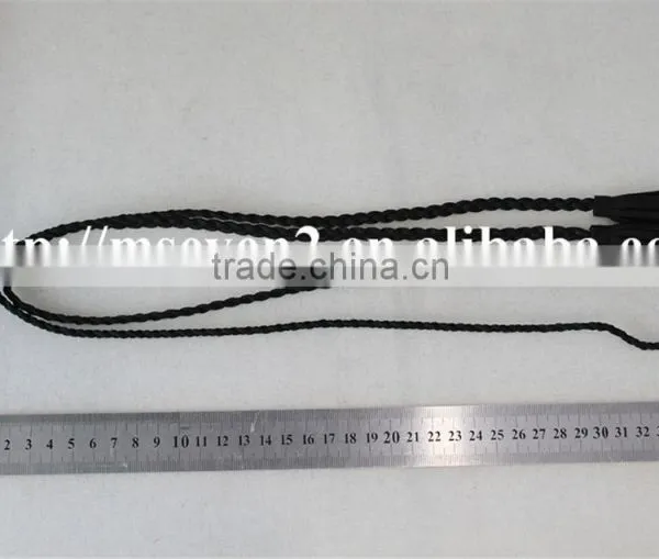 Customized Size Plastic Material Non-elastic Tessles Trim, Flexible Plastic Trim in Black for Jacket photo-6