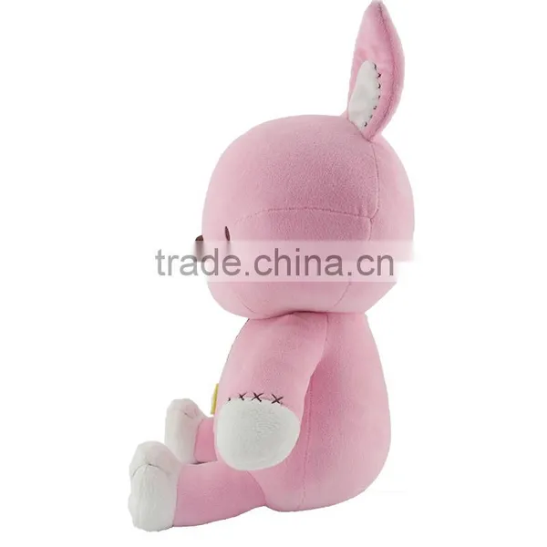 Cute Wholesale Stuffed Plush Pink Rabbit Toy photo-3