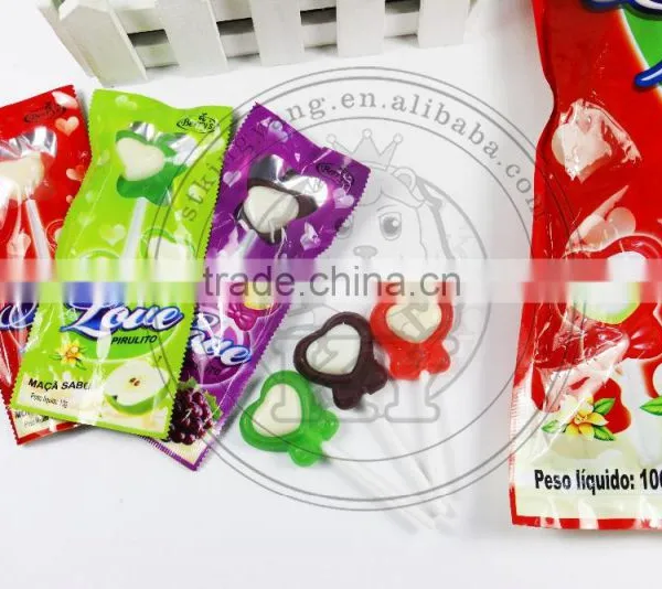 Valentine Love Heart Shape Candy Lollipop photo-4