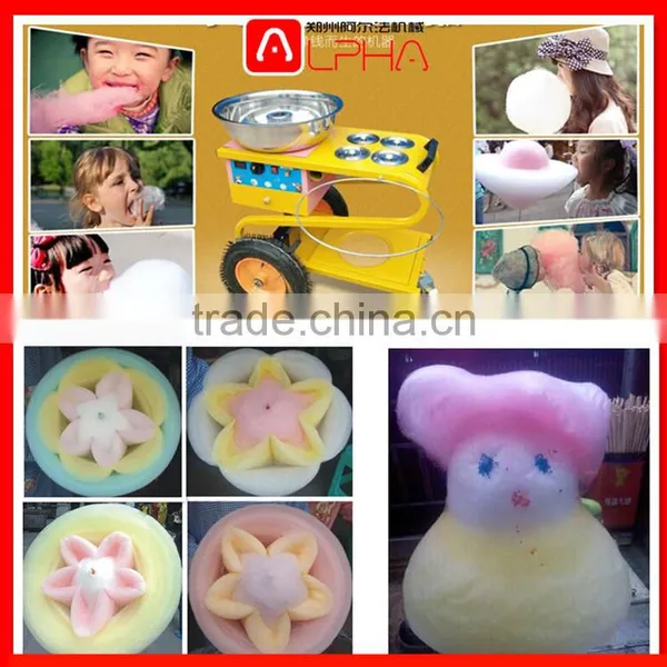 Automatic Artificial Flowers Cotton Candy Floss Machine for Sale photo-5