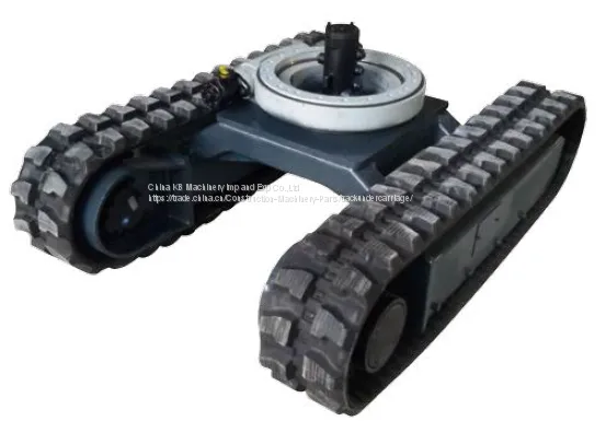 Custom Built Rubber Track Undercarriage With Slew Bearing photo-3