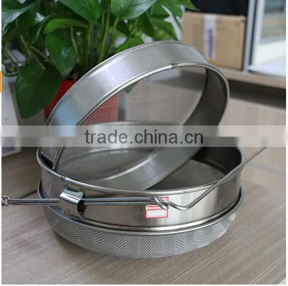 2016 New Year Promotion! Stainless Steel Double-layer Honey Strainer/honey Filter/honey Sieves for Apiculture photo-2