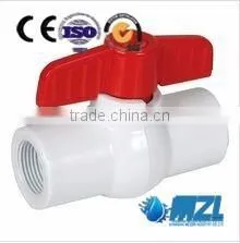 China Factory Cheap BS Standard Thread Pvc Octagonal Ball Valve photo-4