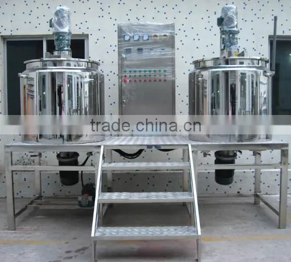Detergent/cosmetics Liquid Emulsifying Machine,heating and Mixing Machine photo-3