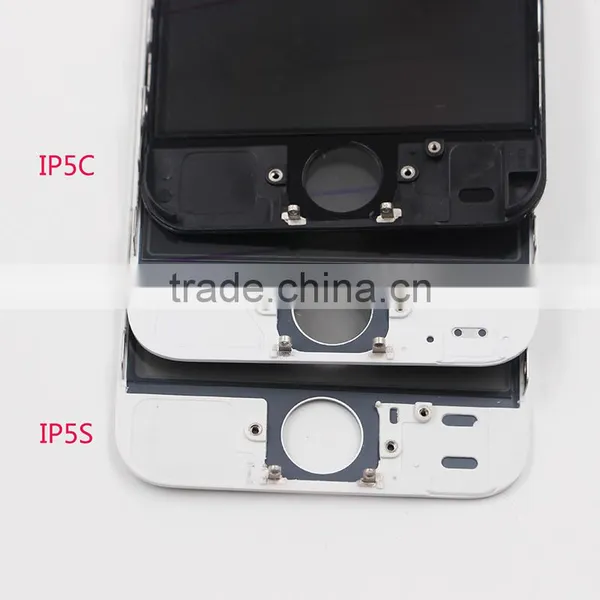 Front Cover Glass With Cold Press Cold Glue Frame With OCA With Original Polarizer for Iphone5 5s 5c photo-4