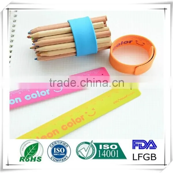 Factory Directly Silicone Straight Ruler Silicone Folding Ruler photo-2