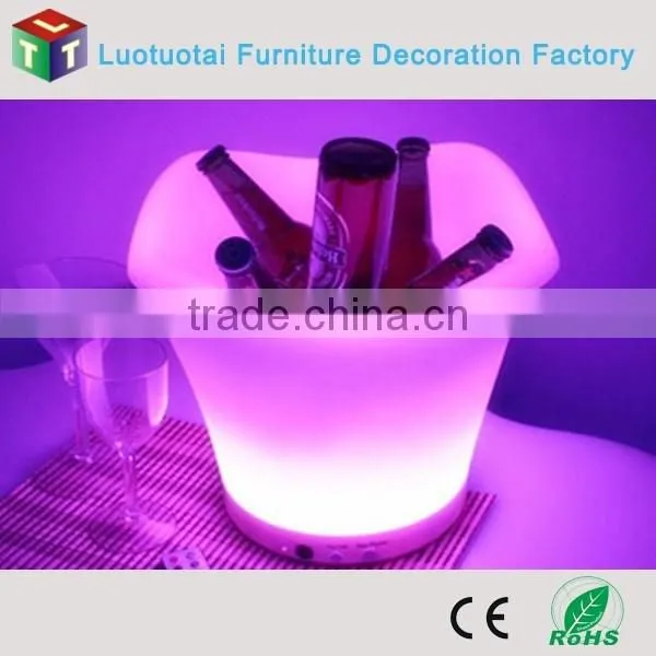 Color Changing Led Wine Bucket/ Rechargeable Led Ice Bucket/Led Lighted Ice Bucket photo-6