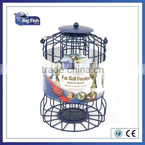 Traditional Wild Bird Squirrel Guard Proof Metal Caged Haning Bird Seed Feeder photo-3