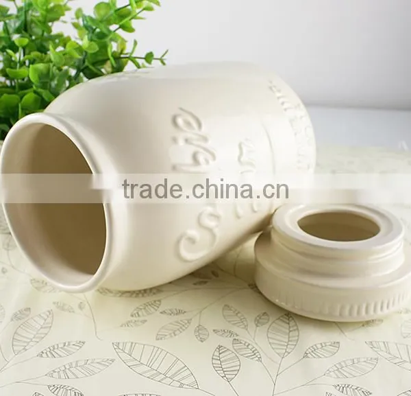 Gifts and Craft Ceramic Storage Containers Mason Jars Kitchen Canister photo-6