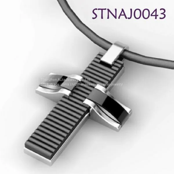 Decorative Jewelry Mens Cross Stainless Steel Pendant photo-4