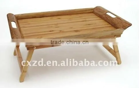 Hot Selling Wooden Folding Table Walnut Wood Oil Painted photo-3
