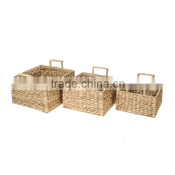 Water Hyacinth Heart Storage Gift Basket photo-5