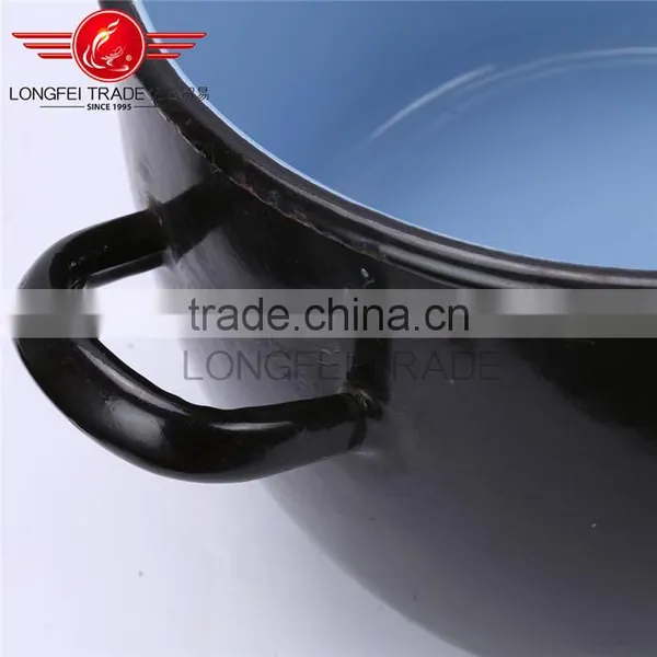 Good Quality Enamel Mini Cooking Pot Enamel Cassrole With Single Handle photo-3