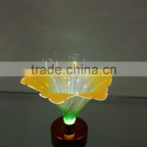Handmade 7colors LED Fiber Optic Artificial Flower Wedding Decoration photo-2