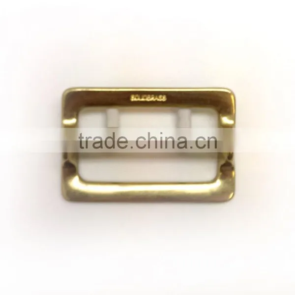 Rectangle Design Solid Brass Center Bar Buckle With Double Prong, Belt Buckle photo-4
