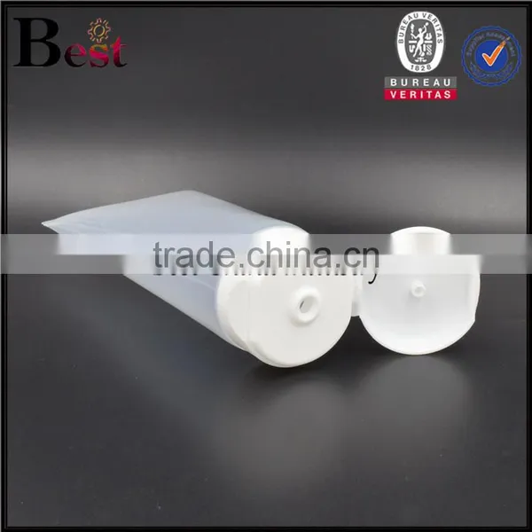 200ml Flip Top Cap Large Clear Plastic Tubes for Body Lotion photo-3