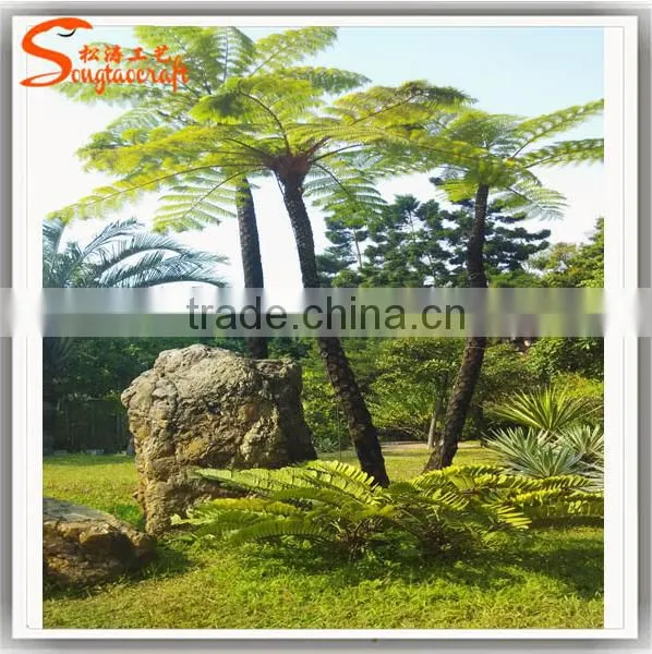 Hot Sale Fake Outdoor Decorative Metal Plastic Tall Palm Trees Canada photo-3