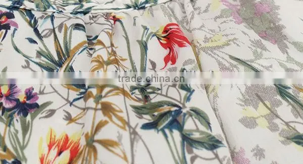 Smart Casual Clothing Korean Style Short Sleeves Print Blouses Pictures Down Blouse photo-5