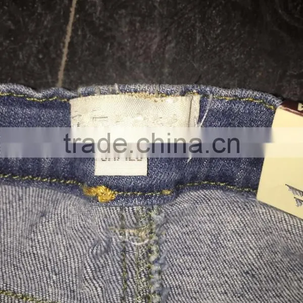 Closeout Clothing Girl's New Model Jeans Manufacturers China photo-3