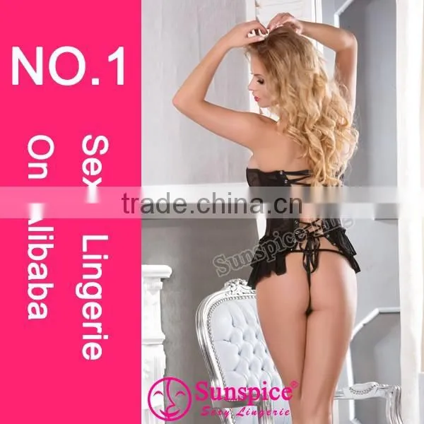 Sexy Bustier Manufacturer Plus Size Mature Women Sexy Lingerie Corset Latex Underwear Corset photo-2
