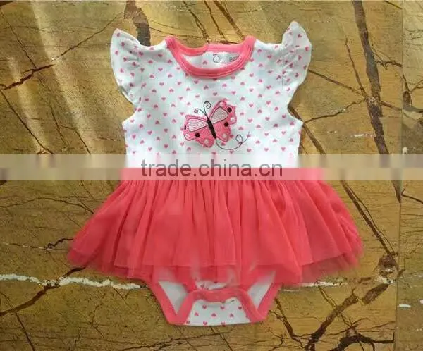 New Pattern Cotton Boutique Girl Clothing Baby Girl Romper photo-5