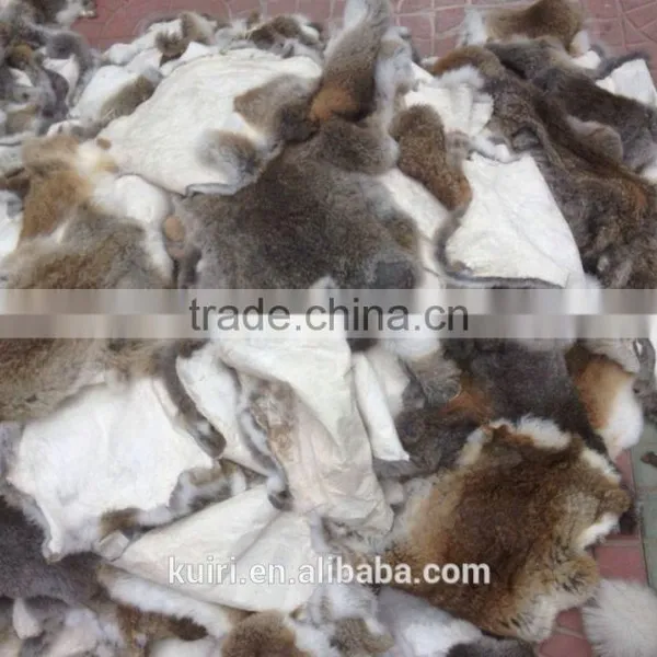 Luxury Stuff Leather Rabbit Real Fur Cheap and Good Quality Garment Textile Accessories Material Rabbit Fur Skin photo-5