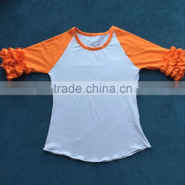 Hot Sale O-Neck Women T Shirt Raglan T Shirt For Women Made in China YW-00363