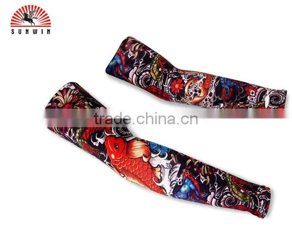 No MOQ Professional Custom Compression Outdoor Sport Protective Arm Sleeves Flags photo-5