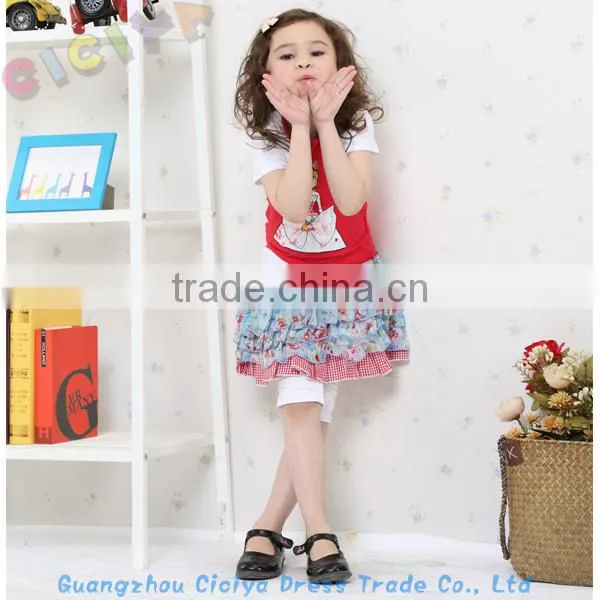 Pretty Fashion Summer Girl Dress 4pcs Set With Ready Stock Girls Fashion Sets photo-2